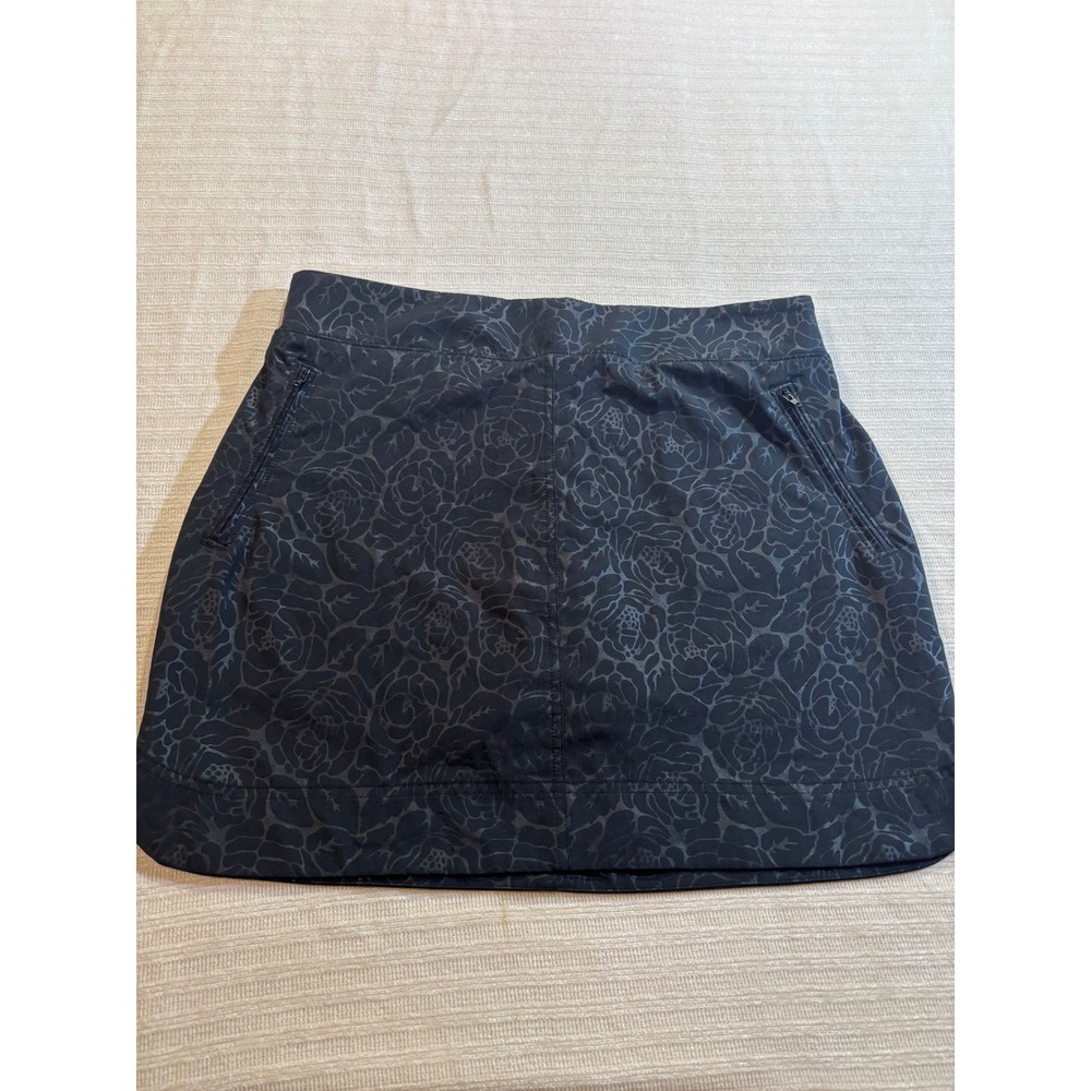 Orvis Classic Collection Floral Rose Skort Gray Black Active Golf Hiking Mens M